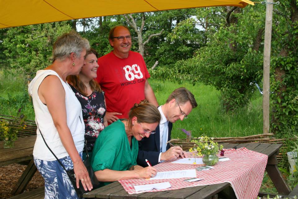 overdracht wijktuin