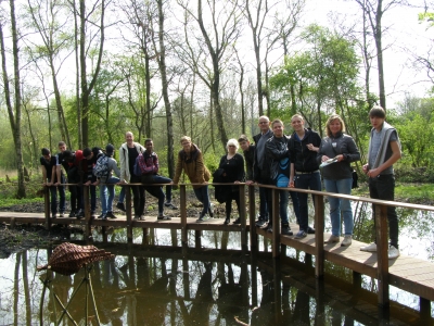 franse scholieren op bezoek in de natuurtuin