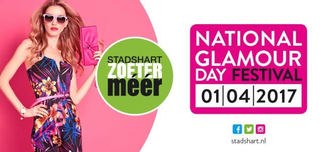 National Glamour Day Festival Banner