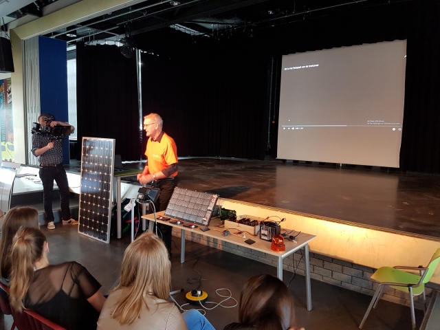 ONC Clauslaan les over zonnestroom