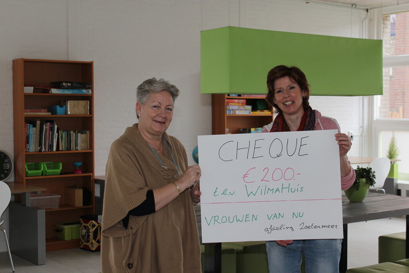 Links Wilma Wijers Bruijns rechts Heleen de Lange