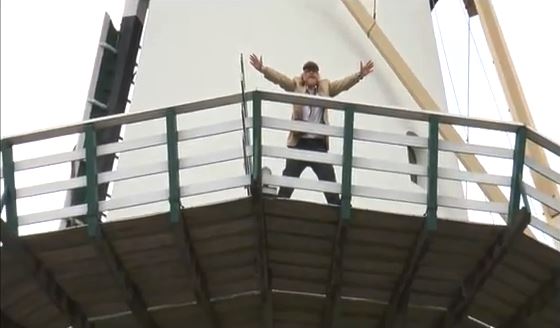 Bennie op de molen