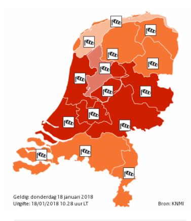 code rood knmi