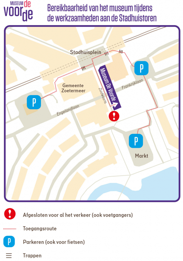 route zuidwaarts