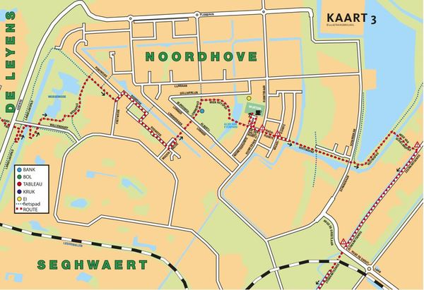 Startpunt route blad 3